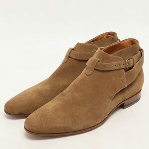 Saint Laurent Paris Khaki Suede Wyatt Jodhpur Ankle Length Boots Size 41.5 US